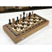Шахматы нарды деревянные Турнирные красное дерево большие без утяжеления