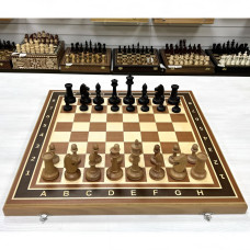 Шахматы нарды деревянные Турнирные красное дерево большие без утяжеления