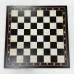 Шахматная доска нескладная черно белая 49 см