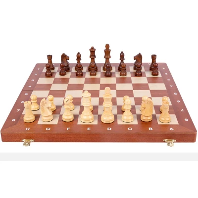 Шахматы турнирные Стаунтон 6 для детей и взрослых с ячейками