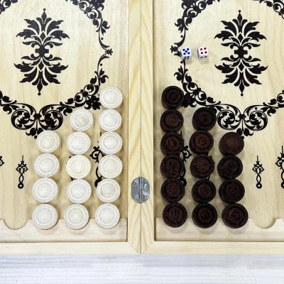 Шахматы нарды шашки для детей Игра три в одном 400*200*36