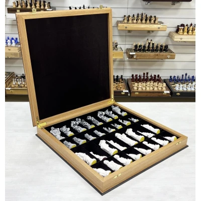 Шахматы Русские сказки в дубовом ларце