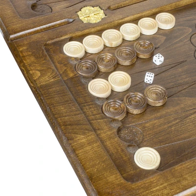 Нарды резные "Сияние 6" 60, Mkhitaryan