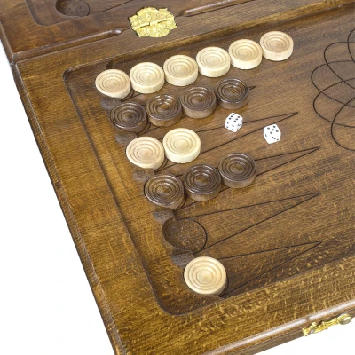 Нарды резные "Сияние 7" 60, Mkhitaryan