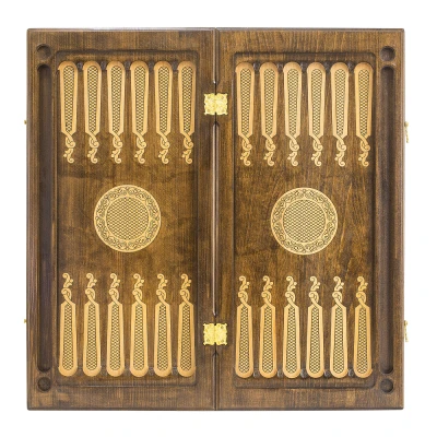 Нарды резные "Гексагон 3" 60, Mkhitaryan