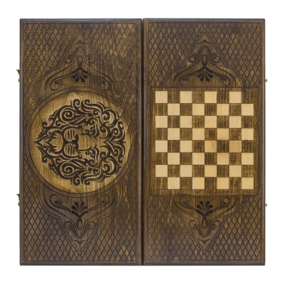 Нарды резные "Лев-3" 60, Ustyan