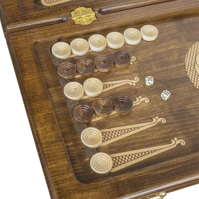 Нарды резные "Вдохновение" 60, Ustyan