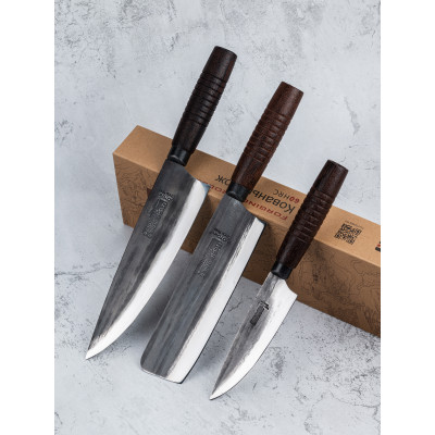 Набор кованых кухонных ножей Tuotown 3шт