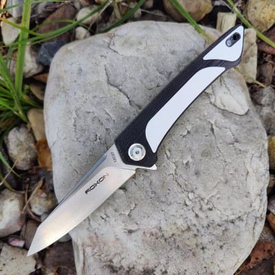 Нож складной Roxon K2, Sandvik Steel 12C27, белый, K2-12C27-WH