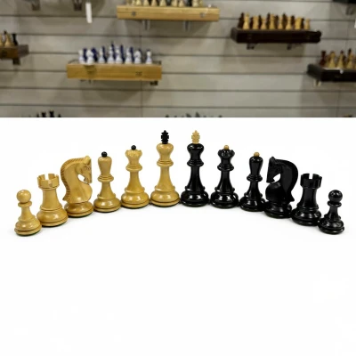 Шахматные фигуры Дубровник из самшита индийские