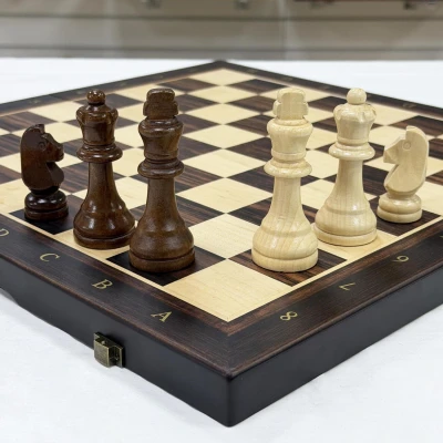 Шахматы деревянные магнитные Эбен 43 см Шахматы деревянные магнитные Эбен 43 см