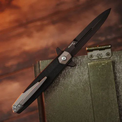 Нож складной Mr.Blade Legion (D2 BSW, G10 Black) черный