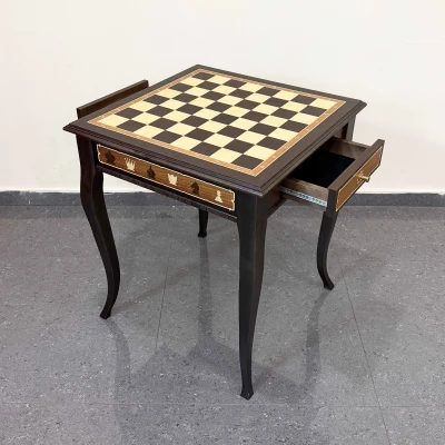 Шахматный стол ручной работы Венге Nadir без фигур