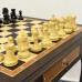 Шахматный стол эксклюзивный Венге с фигурами из самшита Стаунтон Royal
