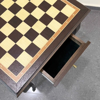 Шахматный стол ручной работы Венге Nadir без фигур