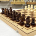 Шахматы + шашки магнитные интарсия светлые 39 см