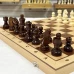Шахматы + шашки магнитные интарсия светлые 39 см