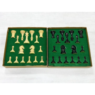 Шахматные фигуры Стаунтон Royal 31 эбонизированные