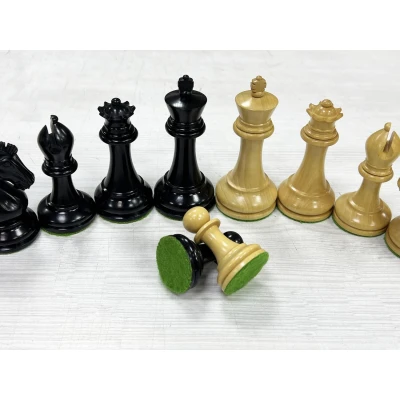 Шахматные фигуры Стаунтон Royal 31 эбонизированные