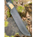 Нож Странник 95х18 карельская береза, Волк мельхиор
