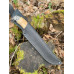 Нож Странник 95х18 карельская береза, Волк мельхиор