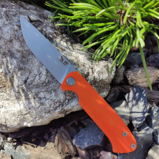 Нож складной Чиж K110 G10 оранжевый