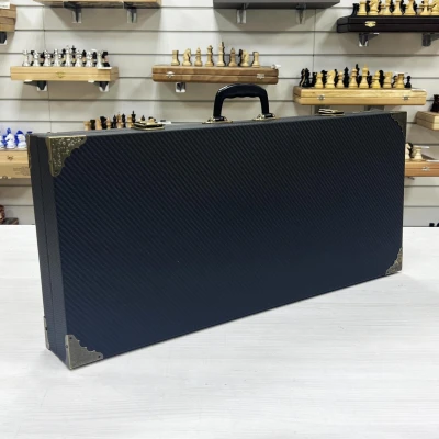 Нарды подарочные Спартанец 53 см в дипломате с ручкой