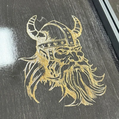 Нарды подарочные Викинг 53 см в дипломате с ручкой