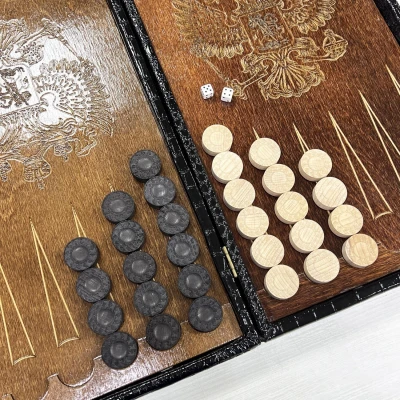 Нарды подарочные Герб Стандарт 60см