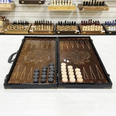 Нарды подарочные Герб Стандарт 60см