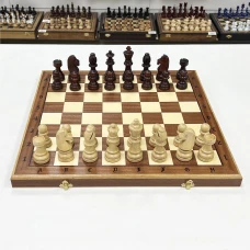Шахматы деревянные турнирные большие 7 инкрустация