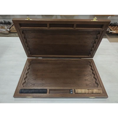 Нарды резные из массива WGN-40