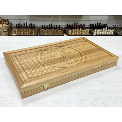 Нарды деревянные подарочные Герб России