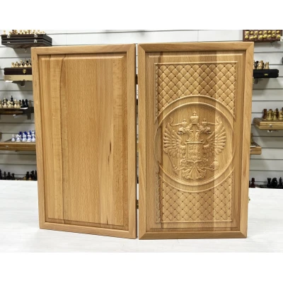 Нарды деревянные подарочные Герб России