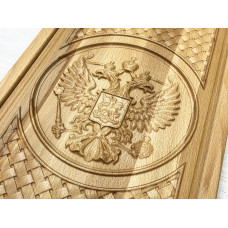 Нарды деревянные подарочные Герб России