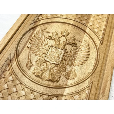 Нарды деревянные подарочные Герб России
