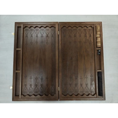 Нарды Герб РФ патина большие