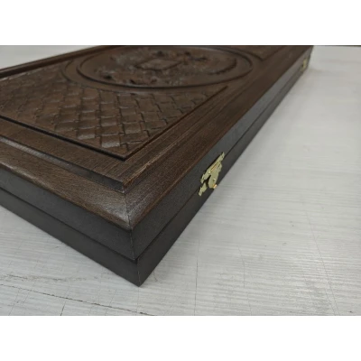 Нарды Герб РФ патина большие