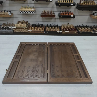 Нарды резные Древний Мараканд Патина