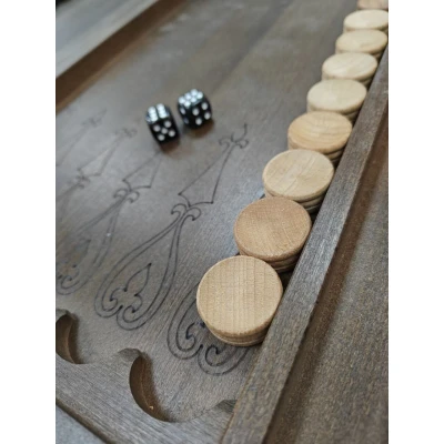 Нарды резные Восточные патина