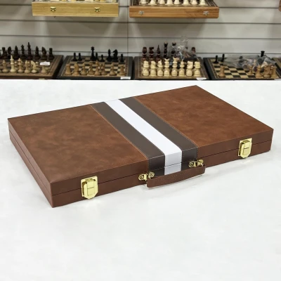 Нарды спортивные коричневые с ручкой 46 см