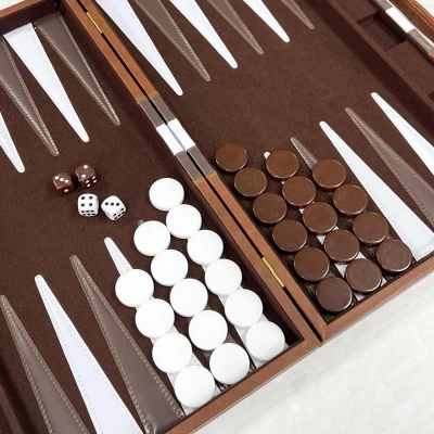 Нарды спортивные коричневые с ручкой 46 см