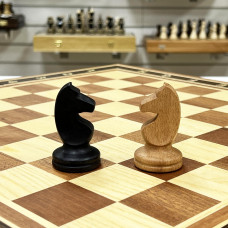 Шахматы Турнир красное дерево с утяжелением