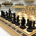 Шахматы Турнир красное дерево с утяжелением