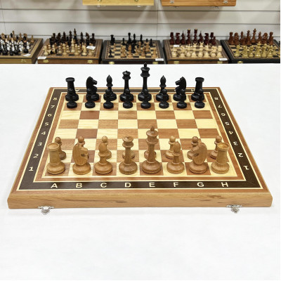 Шахматы Турнир красное дерево с утяжелением