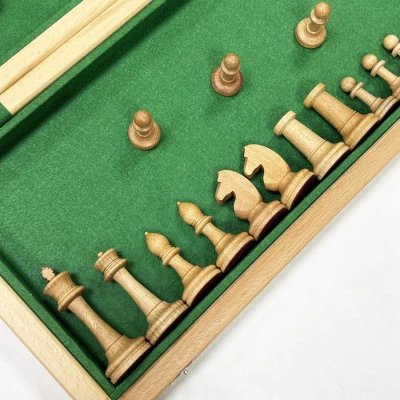 Шахматы Турнир красное дерево с утяжелением