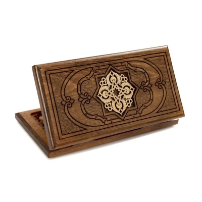 Нарды резные "Золотой узор 3" 40, Mirzoyan