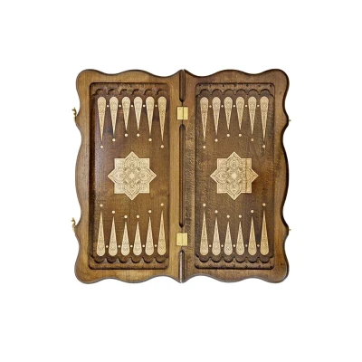 Нарды резные "Тёмный Узор 1" 50, Mirzoyan