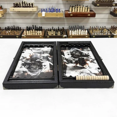 Нарды стеклянные эксклюзивные Азарт 60 см