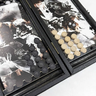 Нарды стеклянные эксклюзивные Азарт 60 см